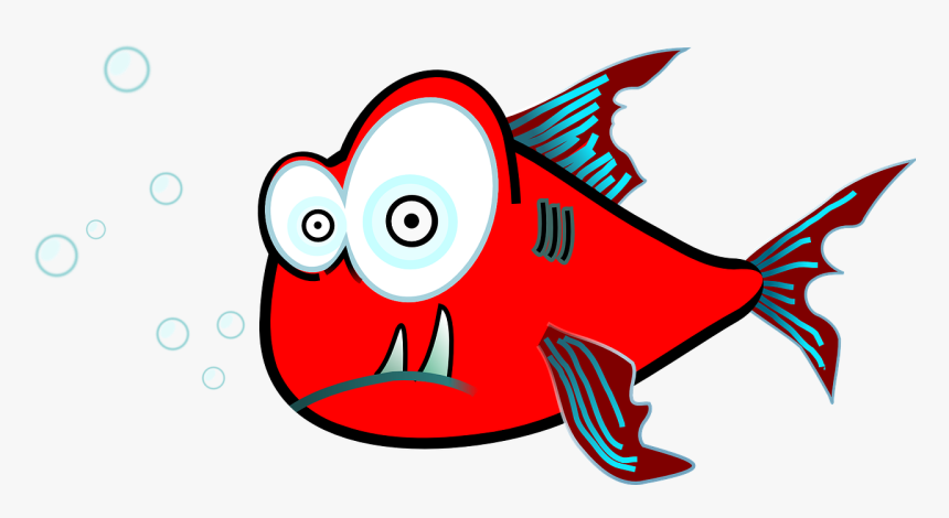 Teeth Clipart Fish - Piranha Clipart, HD Png Download