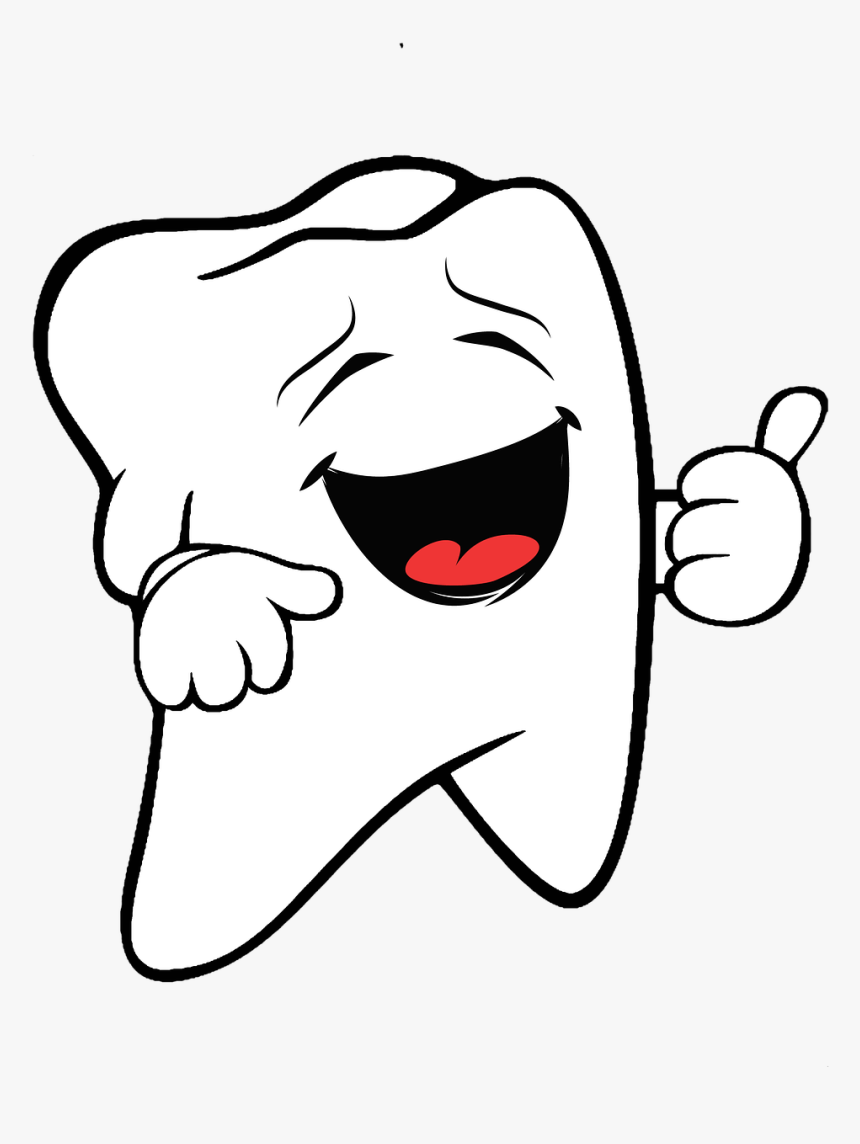 Happy Tooth Clipart Free Picture - Teeth Clipart Png, Transparent Png