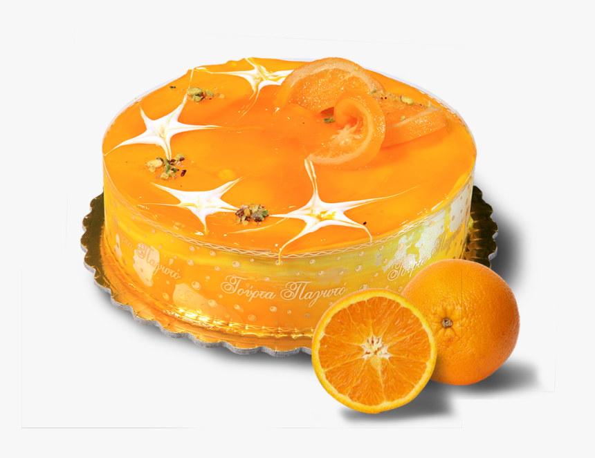Orange Chocolate Cake Png, Transparent Png