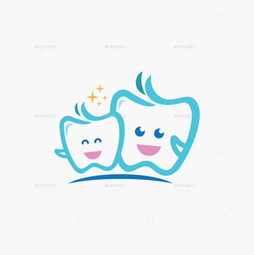 Transparent Tooth Clipart Png - لوگو دندانپزشکی کودکان, Png Download
