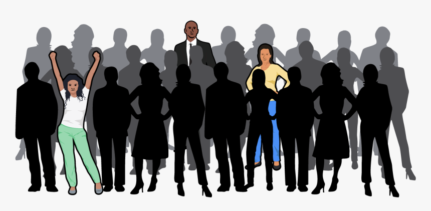 Why Polls Can Be Wrong - 1000 People Png, Transparent Png