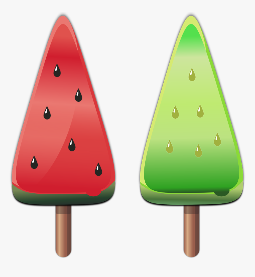 Watermelon Ice Cream Png, Transparent Png