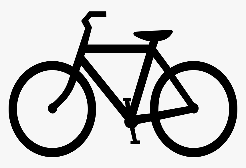 Bicycle Clip Arts - Bike Silhouette Clipart, HD Png Download