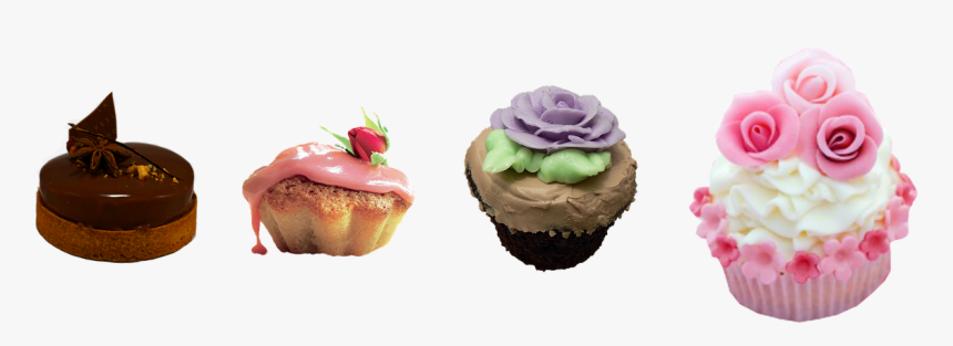 Rose Cupcakes, HD Png Download