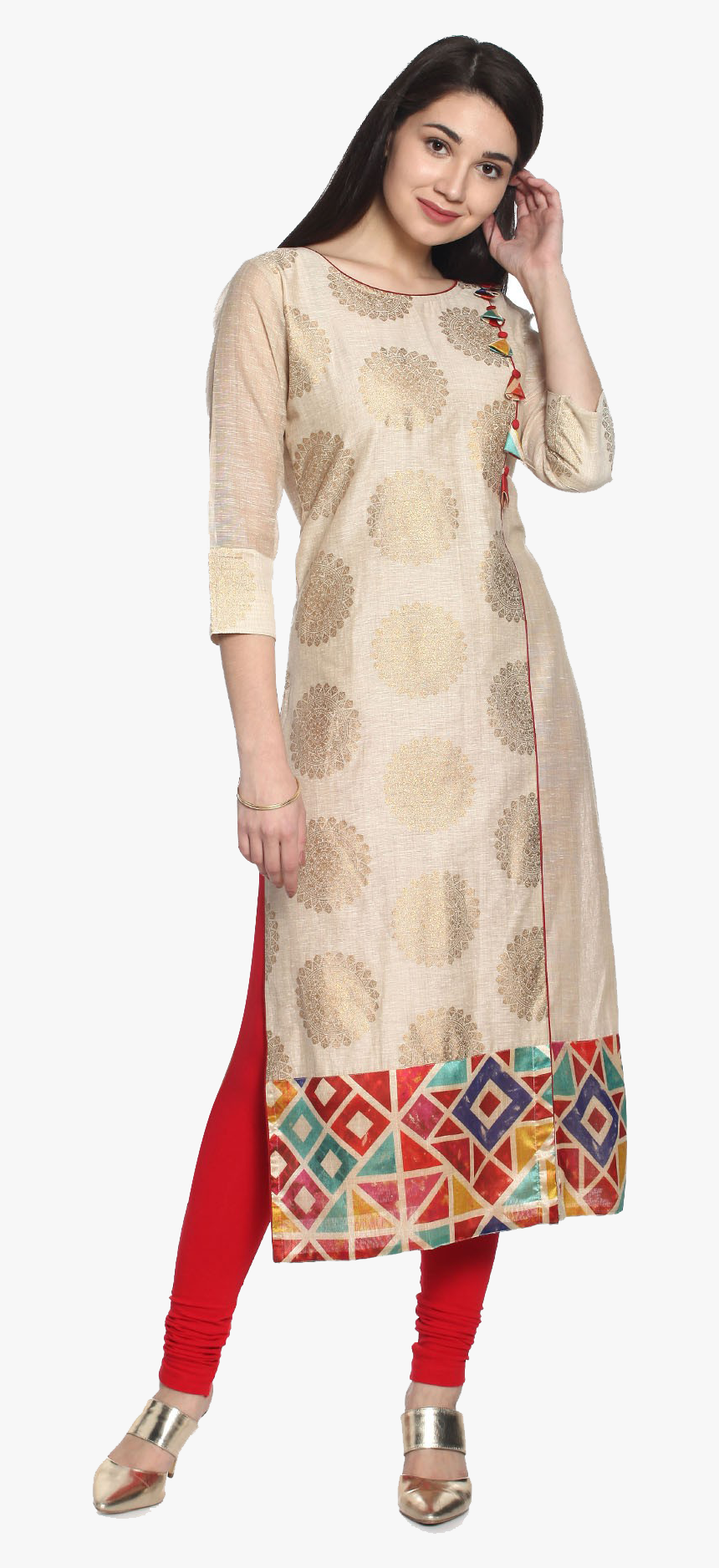 Chanderi Kurti Png - Transparent Kurti Png, Png Download