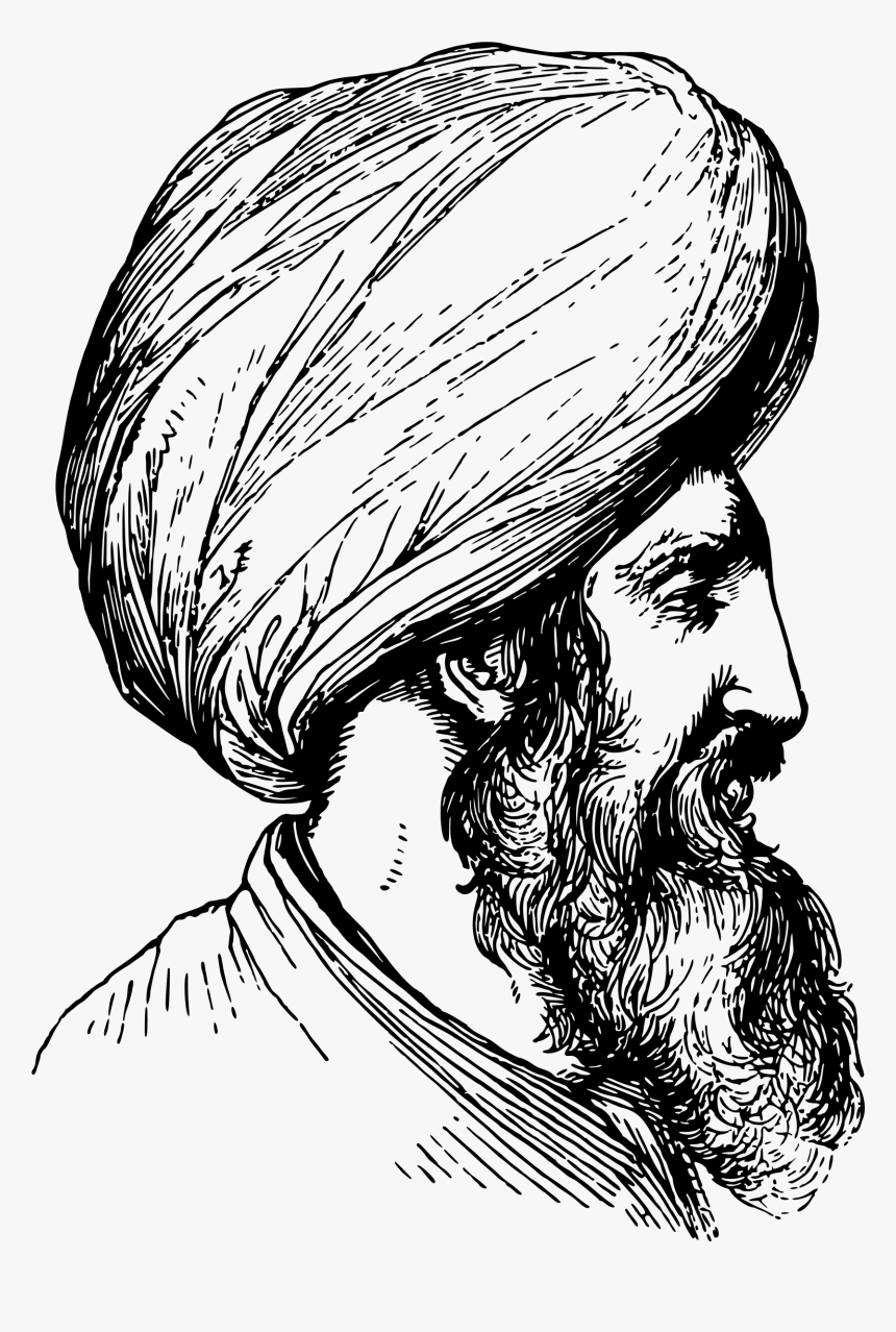 15 Turban Drawing For Free Download On Mbtskoudsalg - Turban Black And White Clipart, HD Png Download