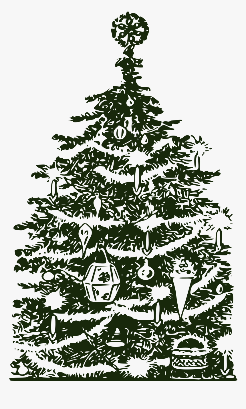 Basic Retro Xmas Tree Clip Arts Vintage Christmas Tree Clipart Free