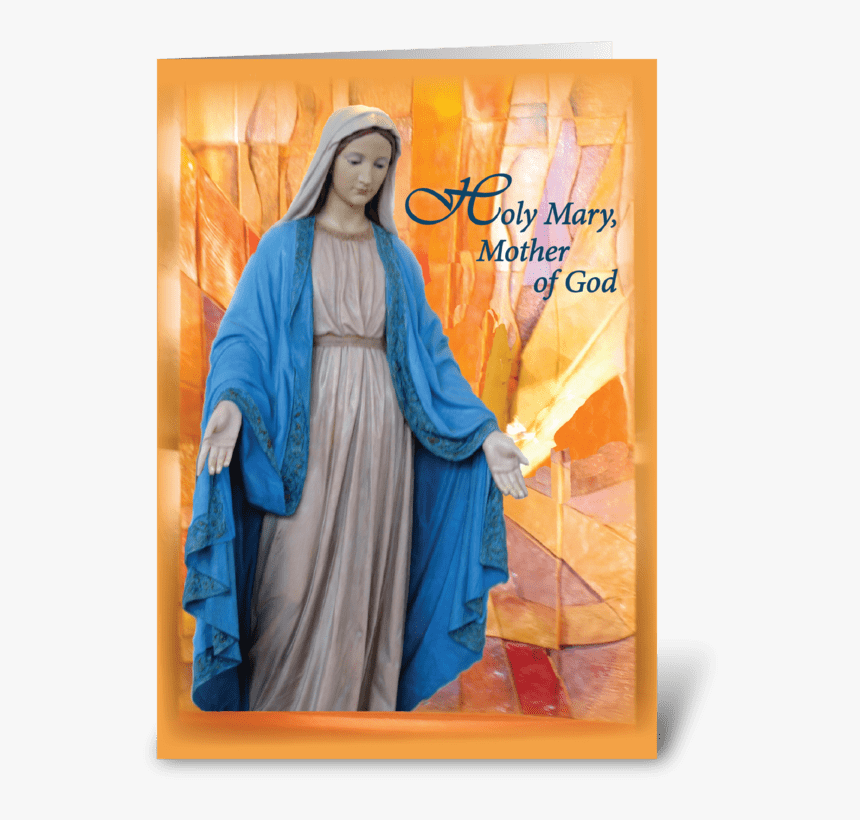 Mary, Mother Of God, Catholic Thinking Greeting Card - Anniversary, HD Png Download