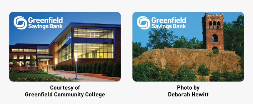 Greenfield Savings Bank Logo On A Photo Of Greenfield - House, HD Png Download