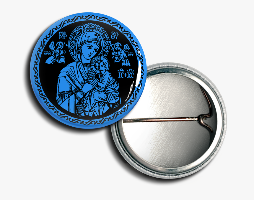 The Refuge And The Hope Of Sinners Button 
 Class - Our Lady Of Perpetual Help, HD Png Download