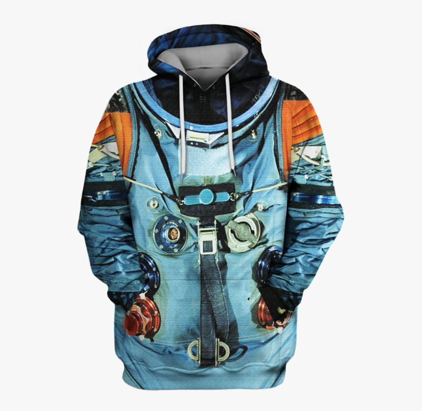 Astronaut Suit Png - 3d Armstrong Space Suit Hoodie, Transparent Png