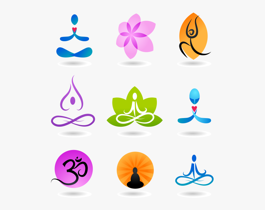 Yoga Zen Logo Free Png Hq - Simbolos De La Yoga, Transparent Png