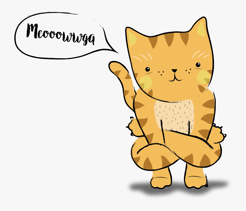 Cats Doing Yoga Clip Art - Cat Doing Yoga Cartoon, HD Png Download