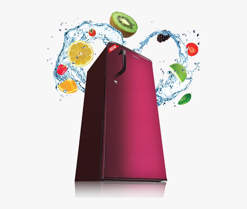 Intex Rw203wt Single Door Refrigerator - Single Door Refrigerator Png Hd, Transparent Png