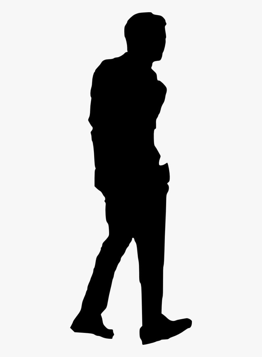 Silhouette Man Png, Transparent Png