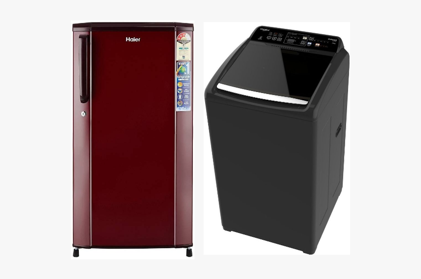 Washing Machine And Refrigerator, HD Png Download