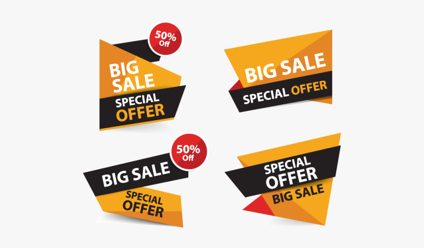Banner Vector Label - Special Offer, HD Png Download