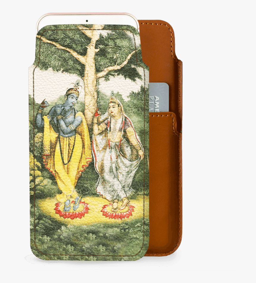 Dailyobjects Indian Mythology Radha Krishna Real Leather - Wallet, HD Png Download