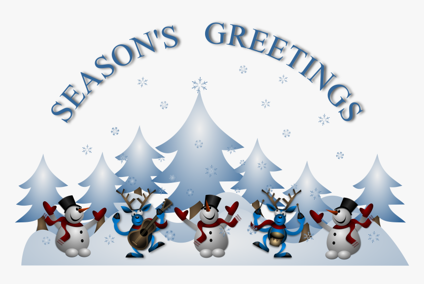 Season S Greeting Image - Seasons Greetings Clipart, HD Png Download