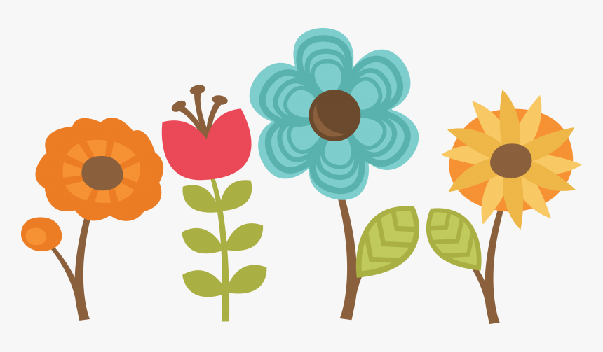 Flower Clipart Scrapbook Png, Transparent Png
