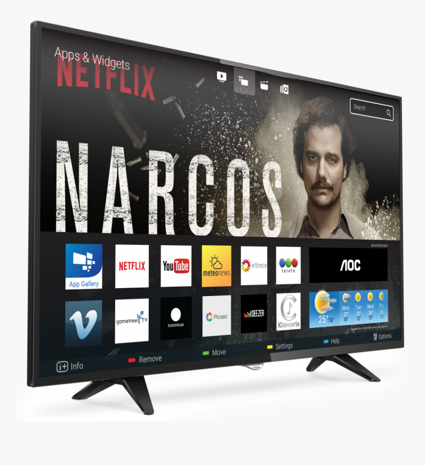 Smart Tv Aoc 39, HD Png Download