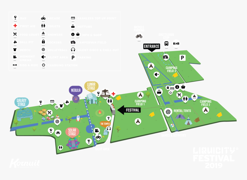 Liquicity Festival Map 2019, HD Png Download