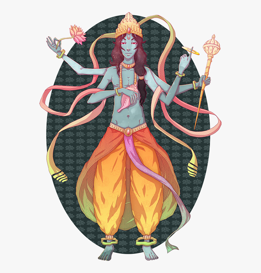 Vishnu Anime, HD Png Download