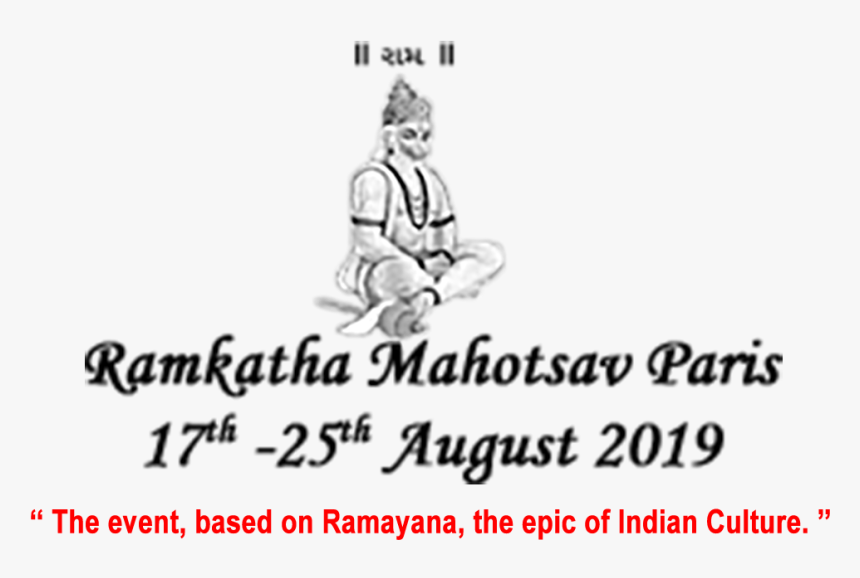 Ramkatha Mahotsav Paris 2019 Official Website Cartoon Hd Png