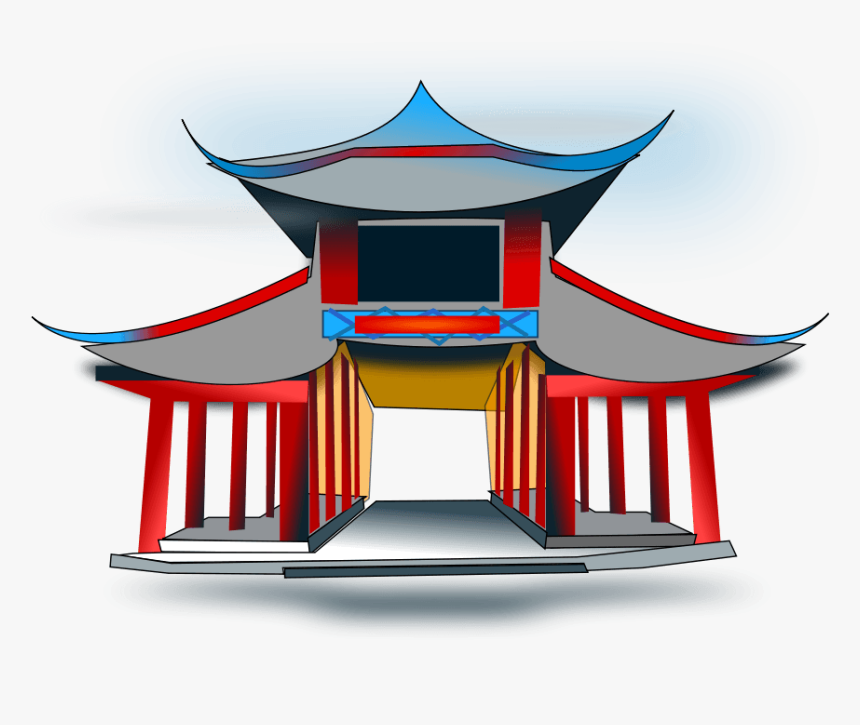 Image Of Ancient China - Chinese Temple Clipart, HD Png Download