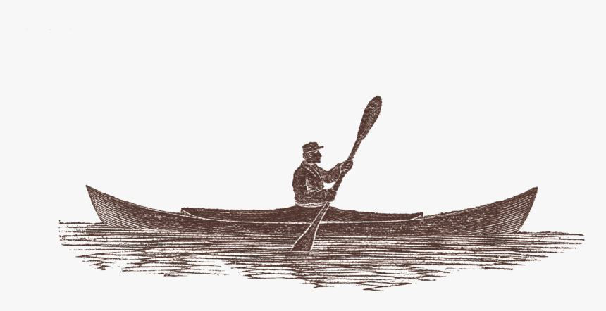 Transparent Png Rowing No Background Canoe, Png Download