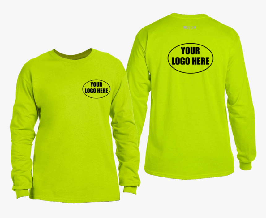 Long Sleeve With Your Logo Here , Png Download - Long Sleeve Shirt With Logo, Transparent Png