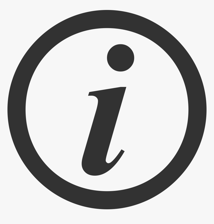 Info Icon Png Transparent