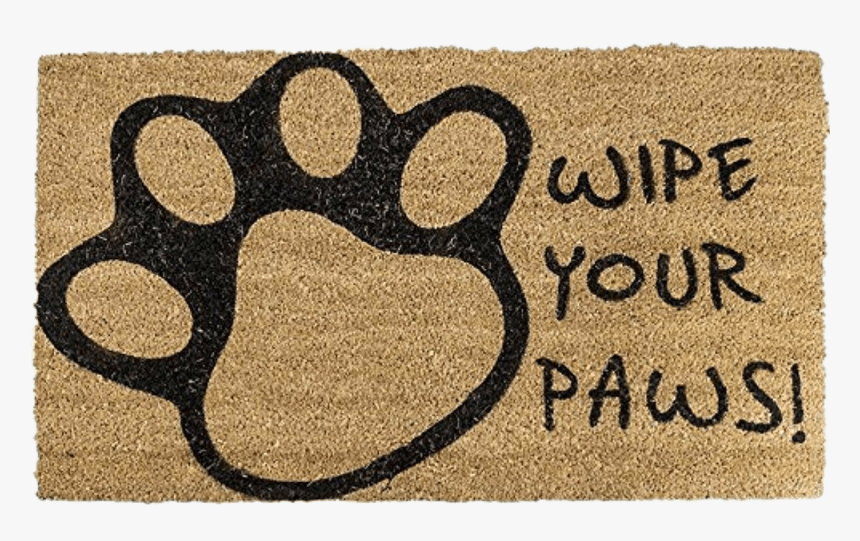 Wipe Your Paws Doormat - Door Mat Png, Transparent Png