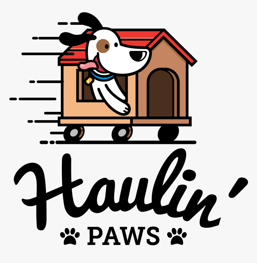 Haulin Paws Logo Final - Cartoon, HD Png Download