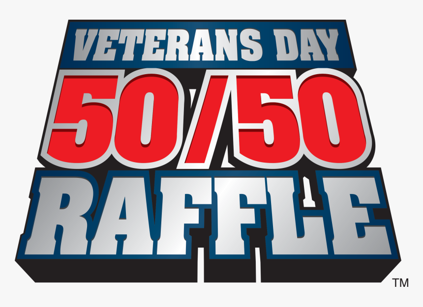 Veterans Day 50 50 Logo New - 50 50 Raffle Png, Transparent Png