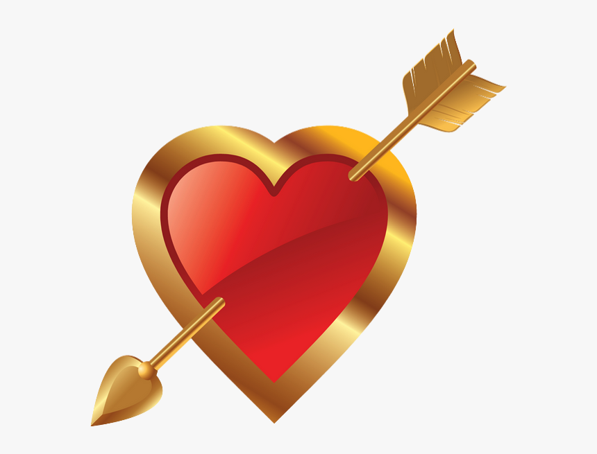 Coeur Png, Flèche - Heart, Transparent Png