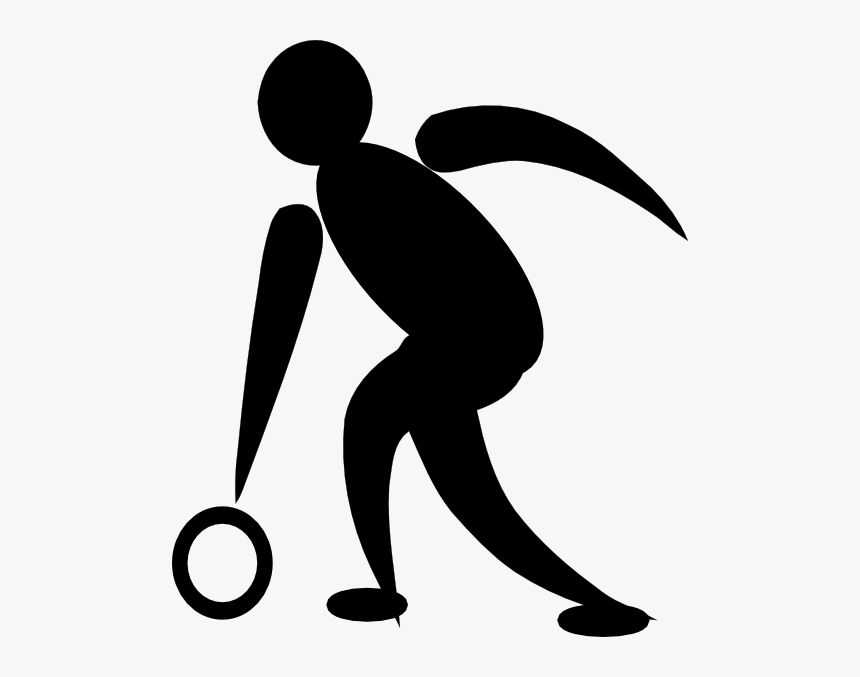 Lawn Bowler Full Silhouette Clip Art - Lawn Bowls Transparent Background, HD Png Download