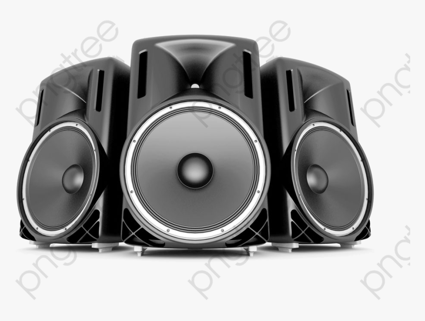 Music Speakers Black Png, Transparent Png
