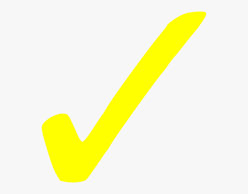 Yellow Check Mark Png Illustration, Transparent Png , Transparent Png