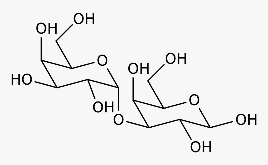 Chemical Structure Of Galactose Alpha 1,3 Galactose - Chemical Structure Of Beef, HD Png Download
