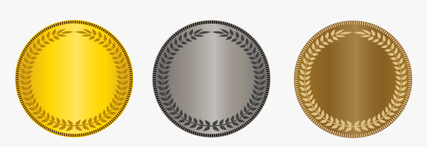 Gold Silver Bronze Png, Transparent Png