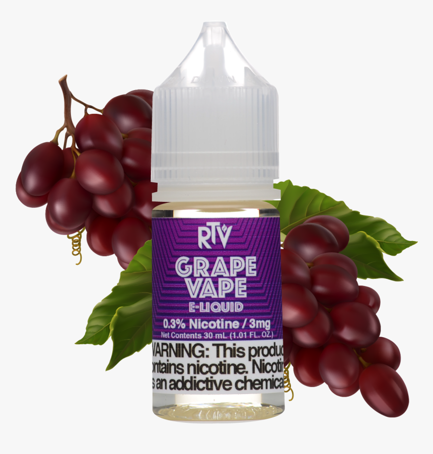 E-liquid Grape Vape, HD Png Download