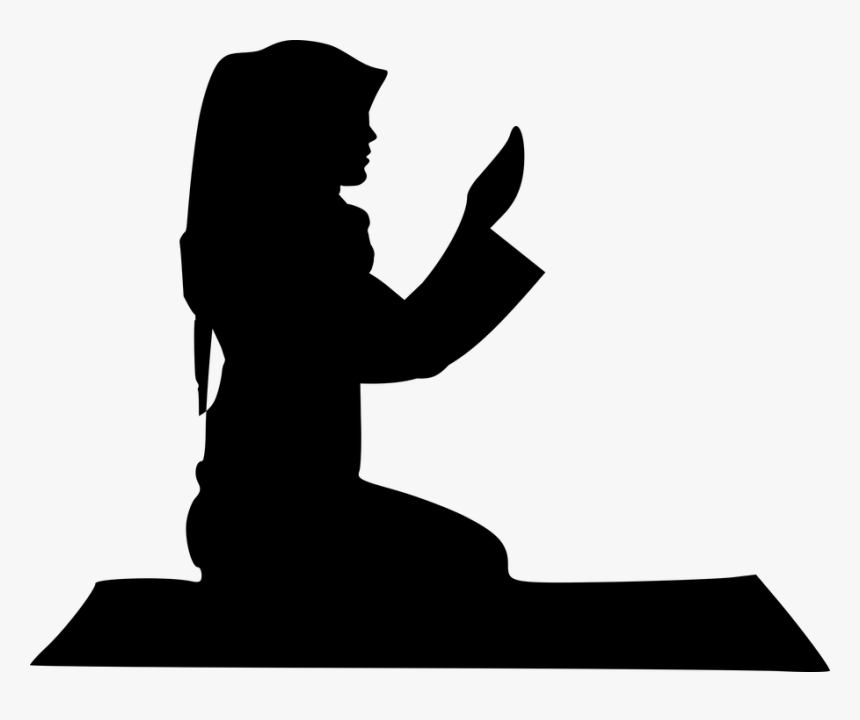 The Concept Of Hijab And Khimar Is Not - Muslim Girl Praying Png, Transparent Png