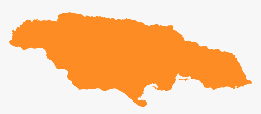 Map Of Jamaica Vector, HD Png Download