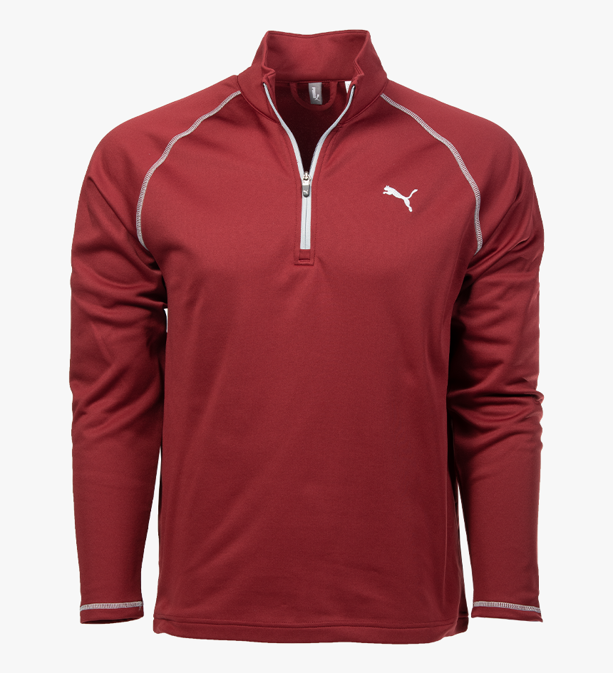 Puma - 1/4 Zip - Pullover - Long-sleeved T-shirt, HD Png Download