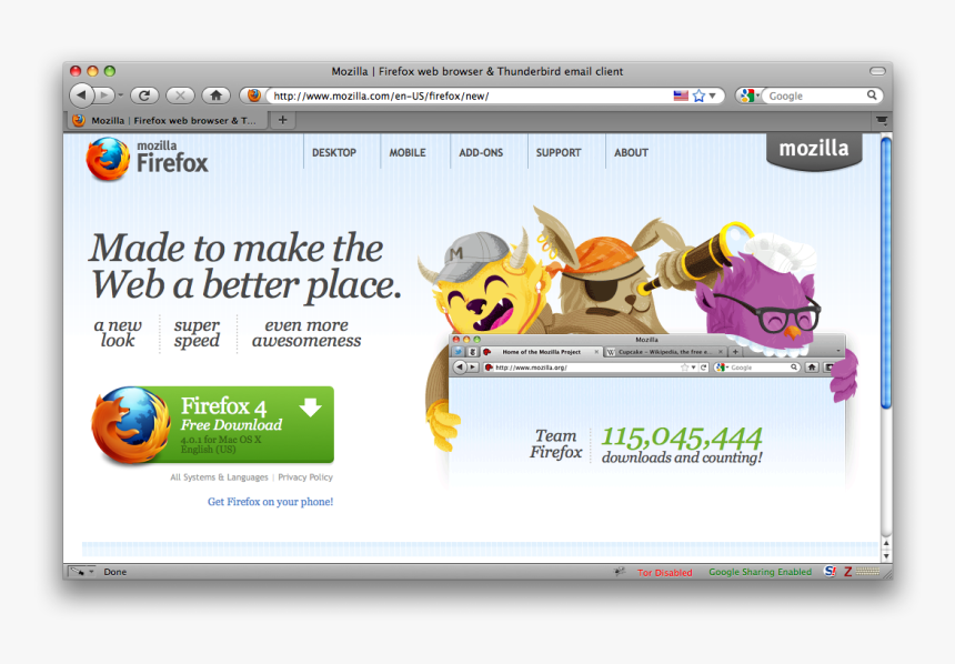 Mozilla Firefox, HD Png Download