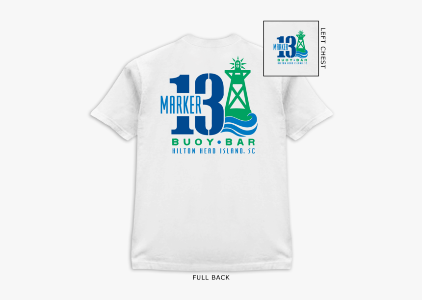M13 Buoy Bar T Shirt White - Active Shirt, HD Png Download