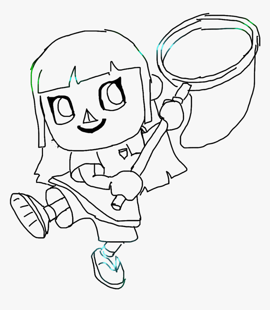 #idk #ihatemydrawings #villager Just A Trace #freetoedit - Cartoon, HD Png Download