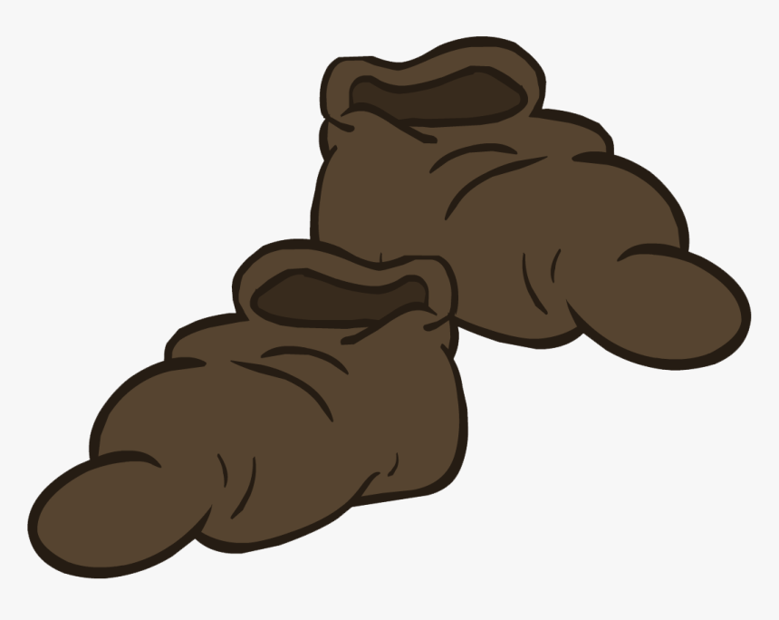 Club Penguin Brown Shoes Clipart , Png Download - Club Penguin Villager Shoe, Transparent Png