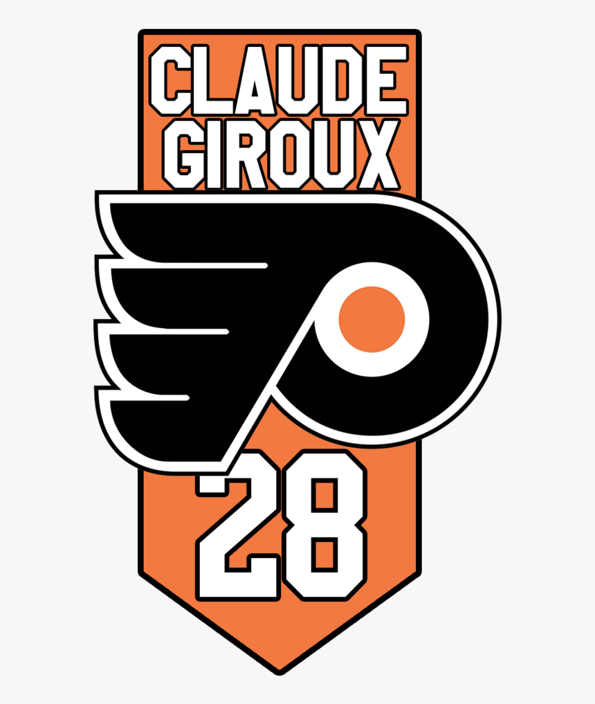 Logotype Philadelphia Flyers Claude Giroux - Philadelphia Flyers, HD Png Download